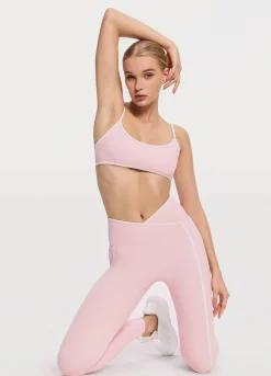 Leggings mit überkreuztem Bund