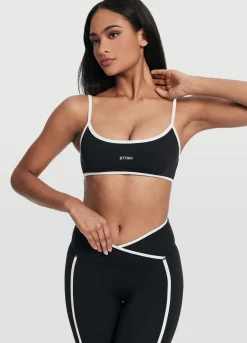 Leggings mit überkreuztem Bund