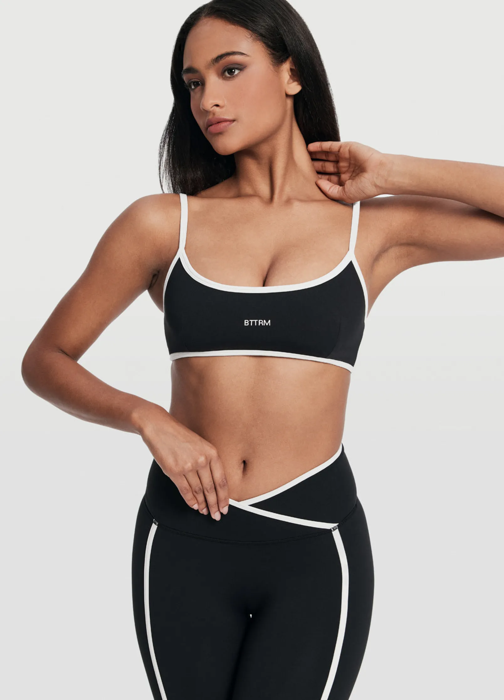 Leggings mit überkreuztem Bund