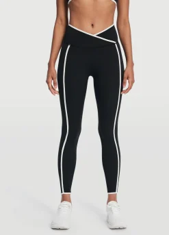 Leggings mit überkreuztem Bund