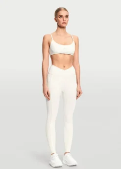 Leggings mit überkreuztem Bund
