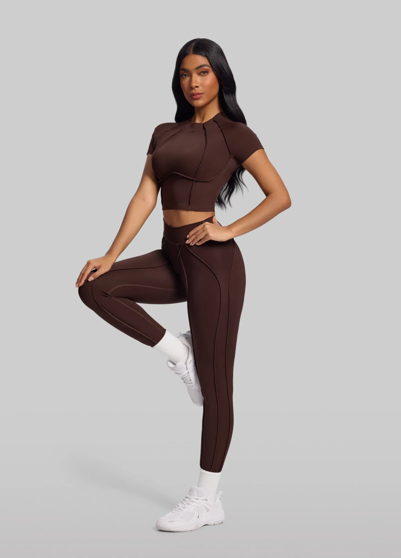 Leggings mit formenden Nähten