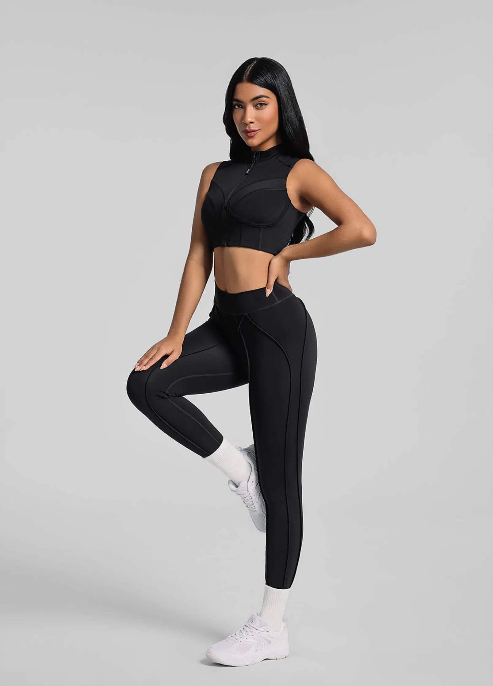 Leggings mit formenden Nähten