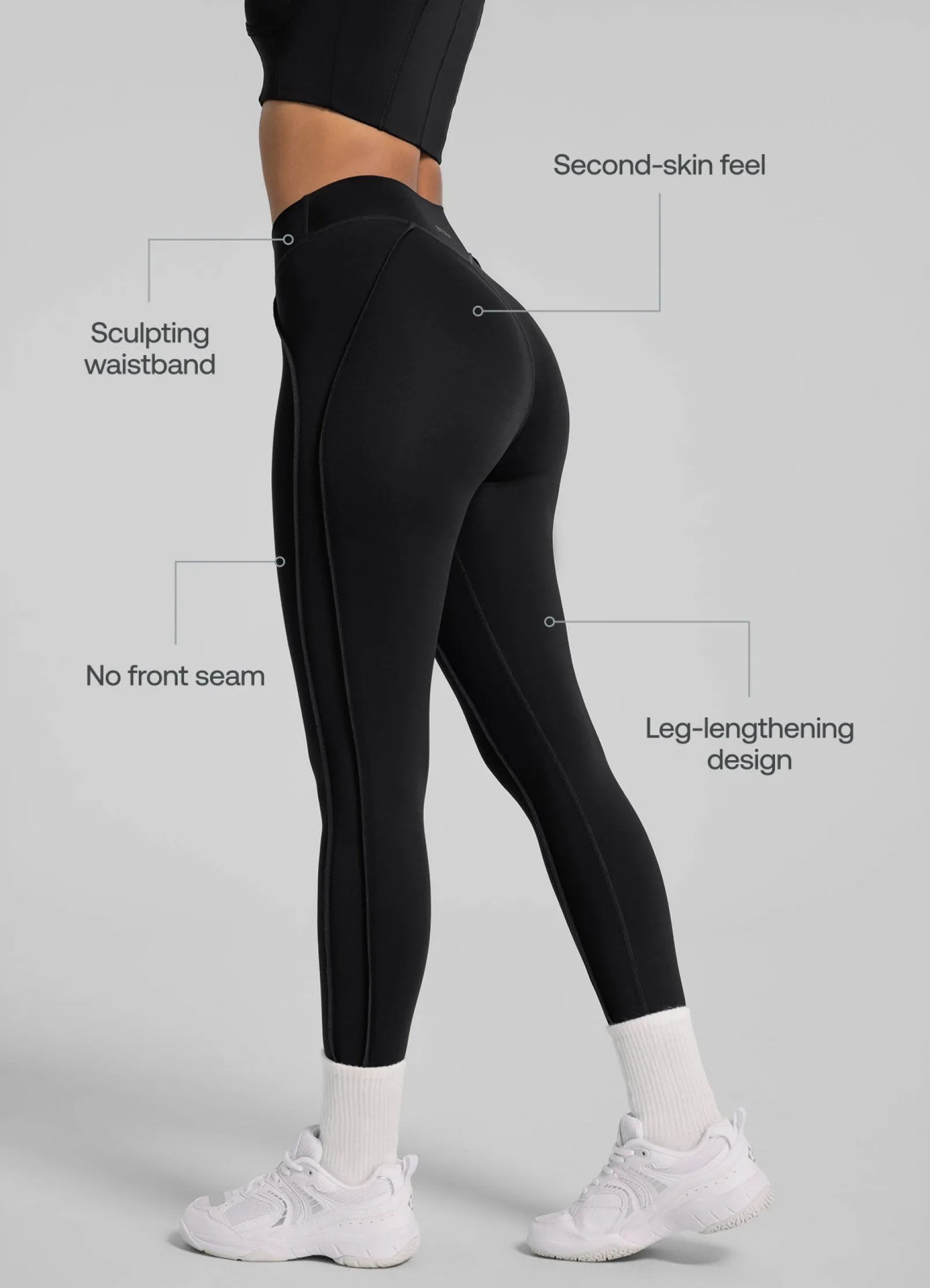 Leggings mit formenden Nähten