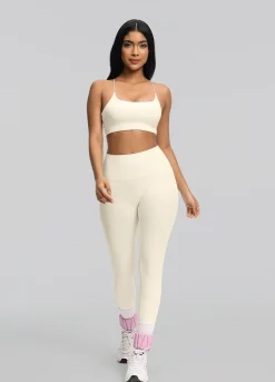 7/8-Leggings mit hohem Bund