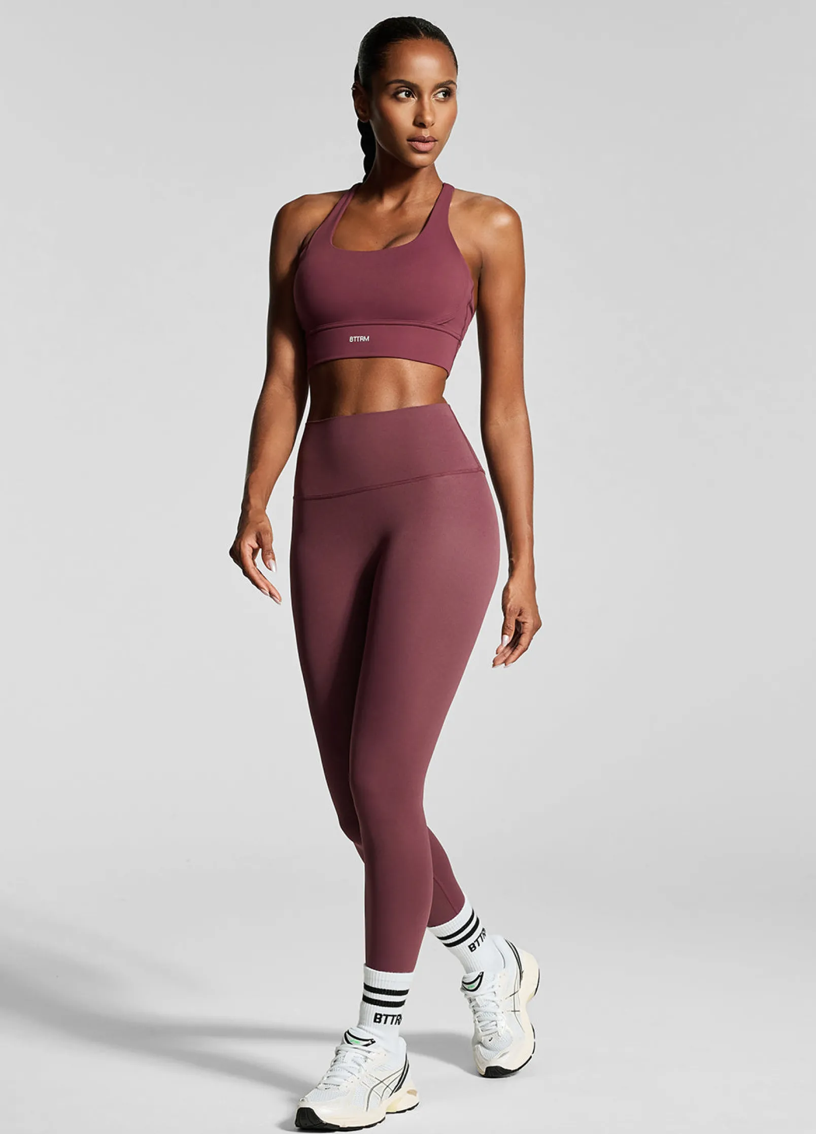 7/8-Leggings mit hohem Bund
