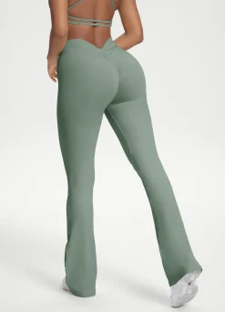 Leggings mit Scrunch-Back und Schlag