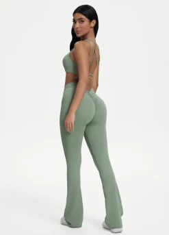 Leggings mit Scrunch-Back und Schlag