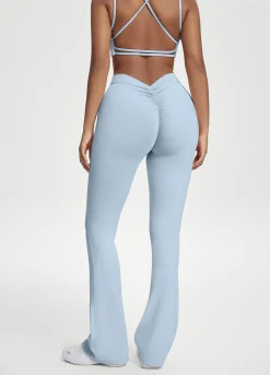 Leggings mit Scrunch-Back und Schlag