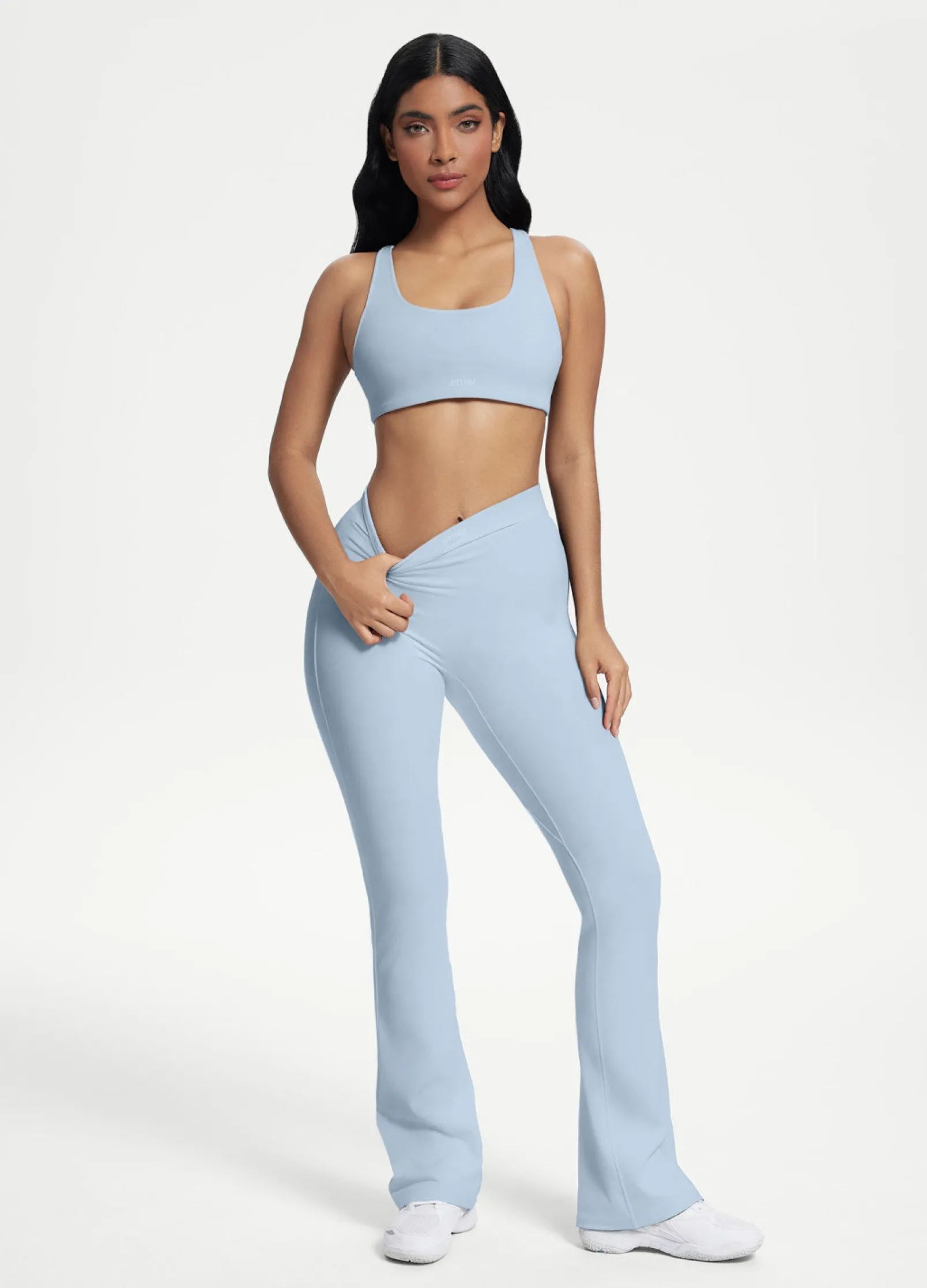 Leggings mit Scrunch-Back und Schlag