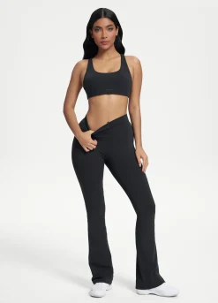 Leggings mit Scrunch-Back und Schlag