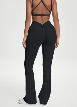 Leggings mit Scrunch-Back und Schlag