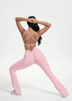 Leggings mit Scrunch-Back und Schlag