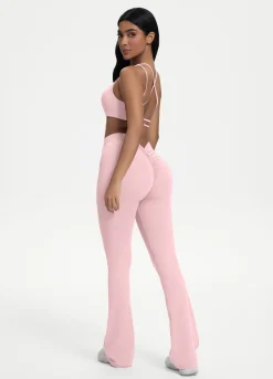 Leggings mit Scrunch-Back und Schlag