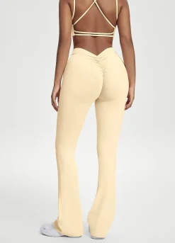 Leggings mit Scrunch-Back und Schlag