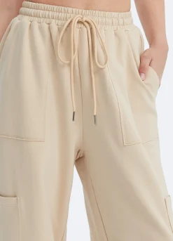 Lässige Sweathose mit Kordelzug an der Taille