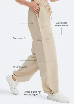 Lässige Sweathose mit Kordelzug an der Taille