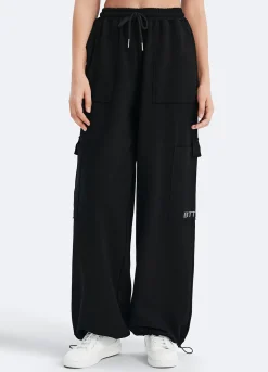 Lässige Sweathose mit Kordelzug an der Taille