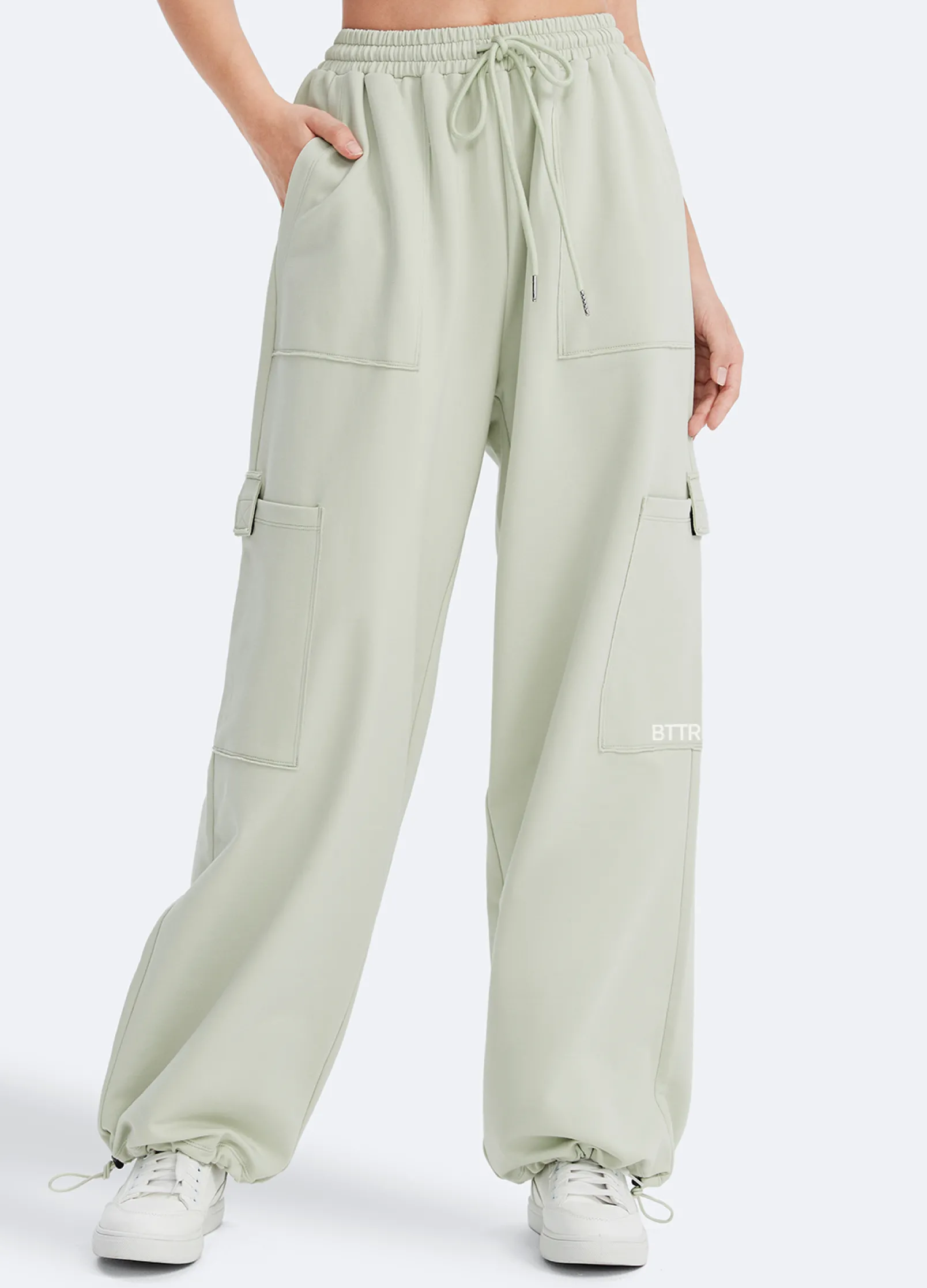 Lässige Sweathose mit Kordelzug an der Taille