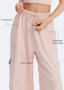 Lässige Sweathose mit Kordelzug an der Taille
