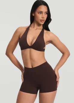 Micro-Shorts mit hohem Bund