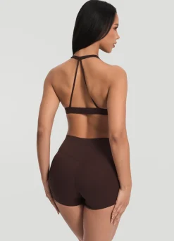 Micro-Shorts mit hohem Bund