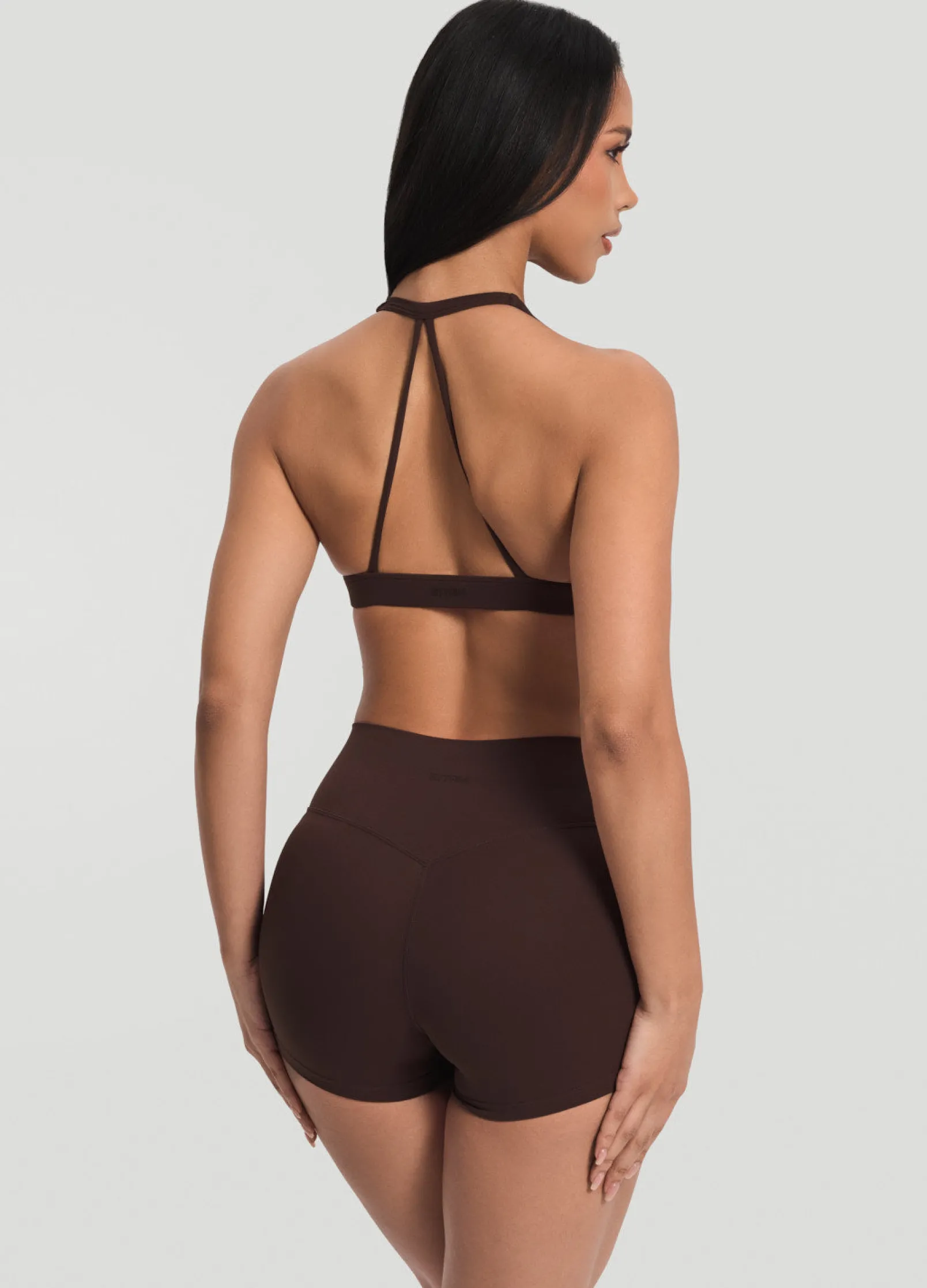 Micro-Shorts mit hohem Bund