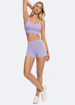 Micro-Shorts mit hohem Bund