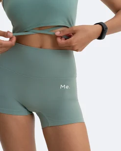 Micro-Shorts mit hohem Bund