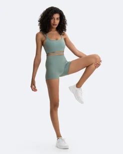 Micro-Shorts mit hohem Bund