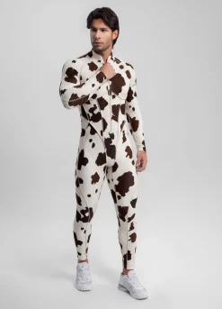 Mocha Cow Herosuit mit geschlossenem Rücken