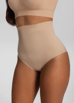 Nahtlose hoch taillierte Shapewear-Slips
