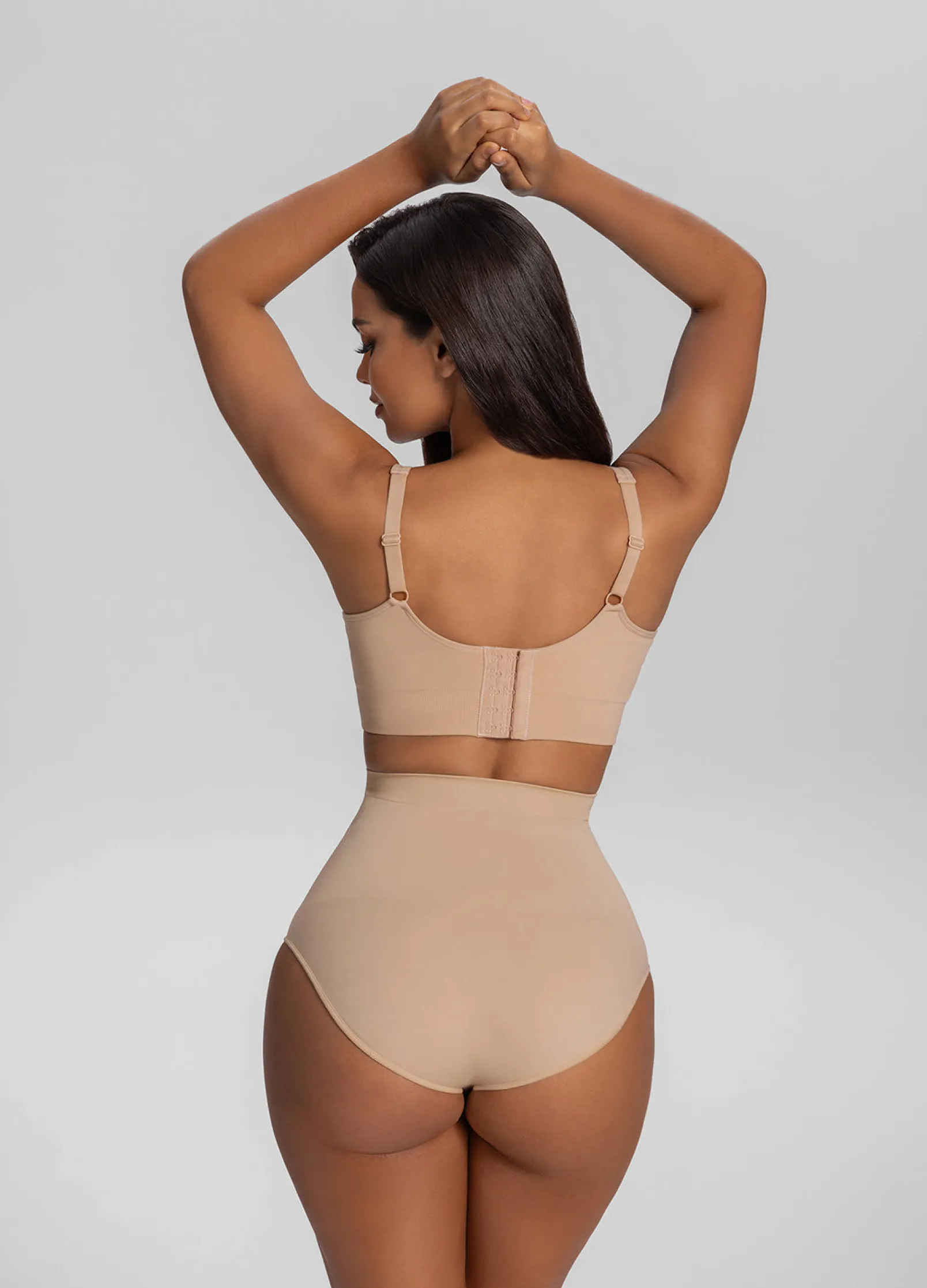Nahtlose hoch taillierte Shapewear-Slips