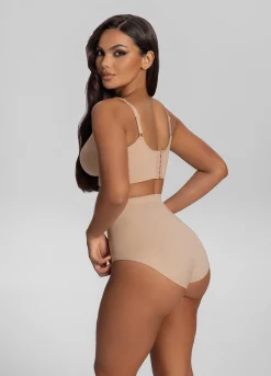 Nahtlose hoch taillierte Shapewear-Slips