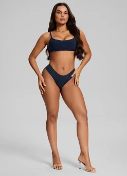 Nahtloser Bikini mit mittlerer Leibhöhe, 3er-Pack