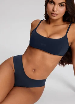 Nahtloser Bikini mit mittlerer Leibhöhe, 2er-Pack