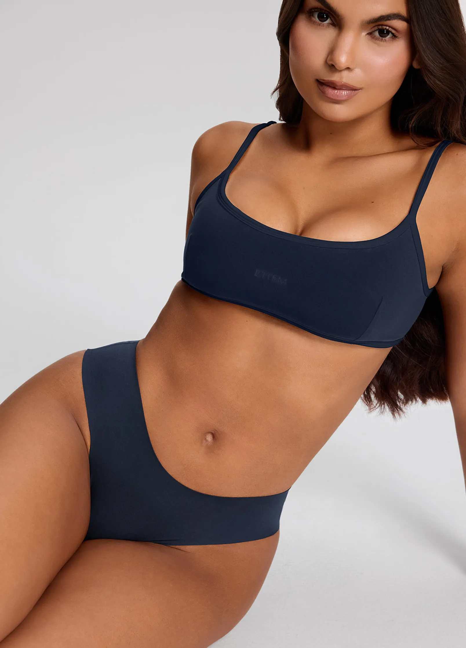 Nahtloser Bikini mit mittlerer Leibhöhe, 2er-Pack