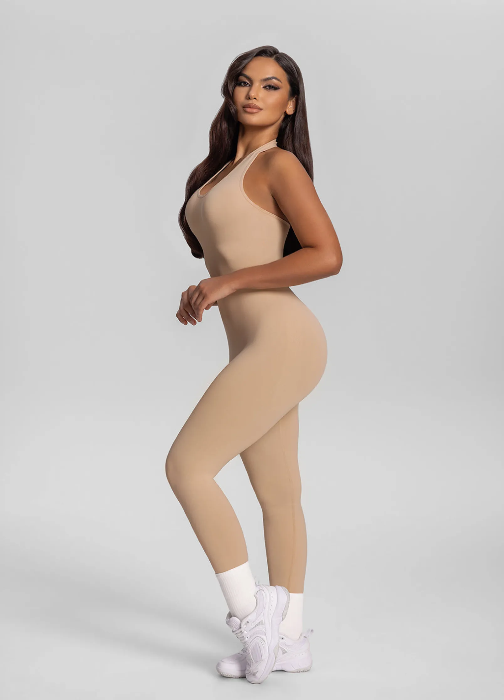 Nahtloser Halter-Shapewear-Overall