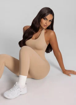 Nahtloser Halter-Shapewear-Overall