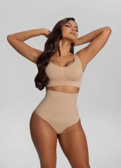Nahtloser hoch taillierter Shapewear-String