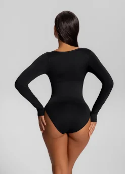 Nahtloser langärmeliger Shapewear-Body