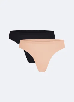 Nahtloser Mid-Rise-Tanga 2er-Pack