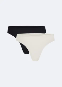 Nahtloser Mid-Rise-Tanga 2er-Pack