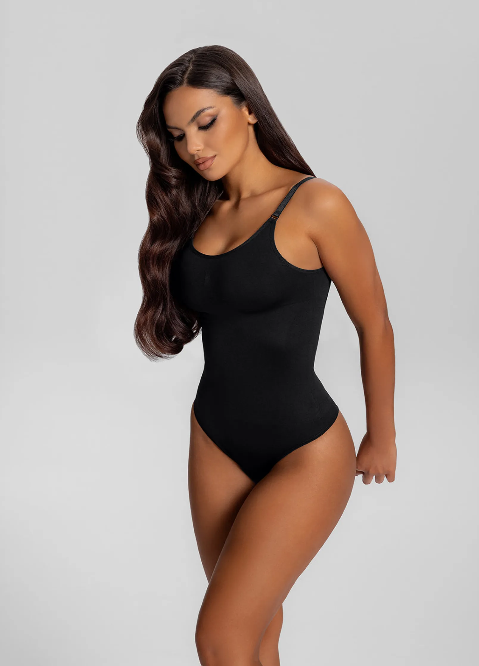 Nahtloser Shapewear-Body mit Trägern