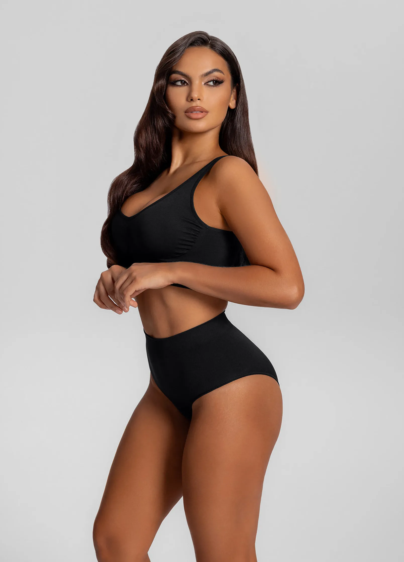 Nahtlose Shapewear-Slips mit mittlerer Leibhöhe