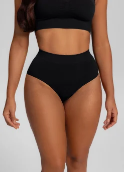 Nahtlose Shapewear-Slips mit mittlerer Leibhöhe