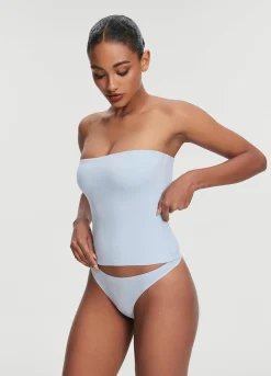 Naht- und trägerloses Top