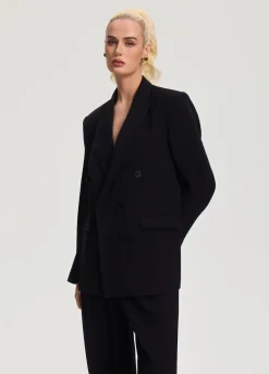 Oversize-Blazer mit Doppelreihe