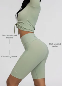 Performance-Biker-Shorts mit hohem Bund