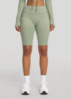 Performance-Biker-Shorts mit hohem Bund